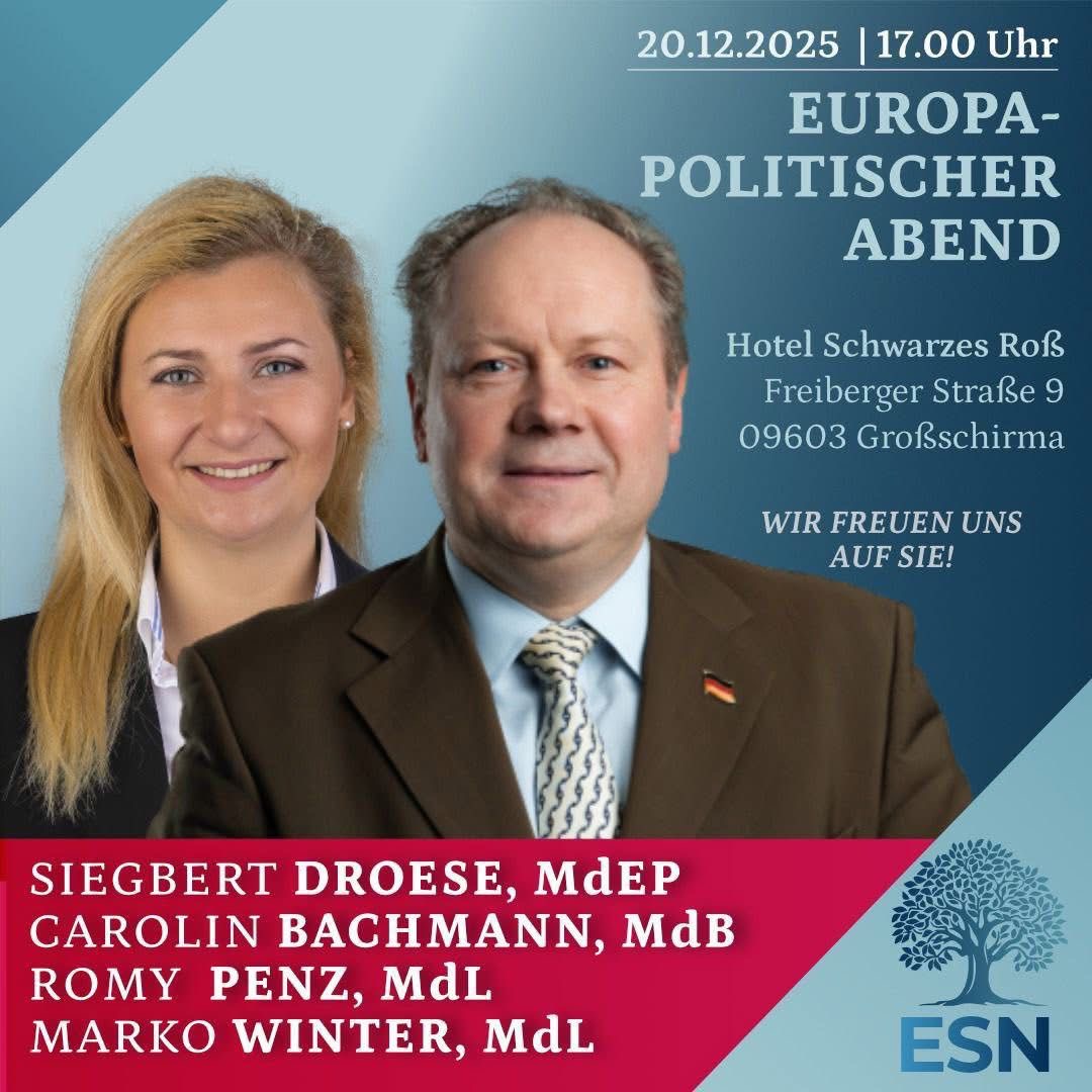 Europapolitischer Abend der AfD - 20. Dezember 2025 Europapolitischer Abend der AfD - 20. Dezember 2025