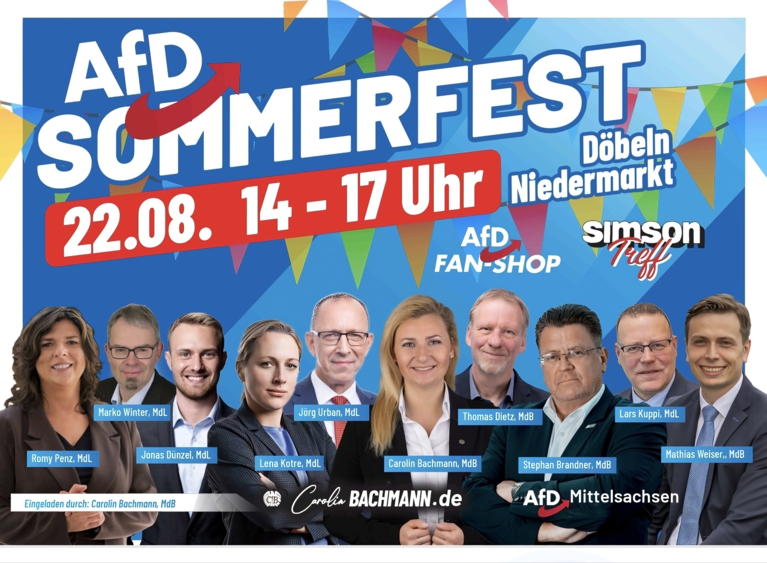 Sommerfest der AfD 22. August 2026 