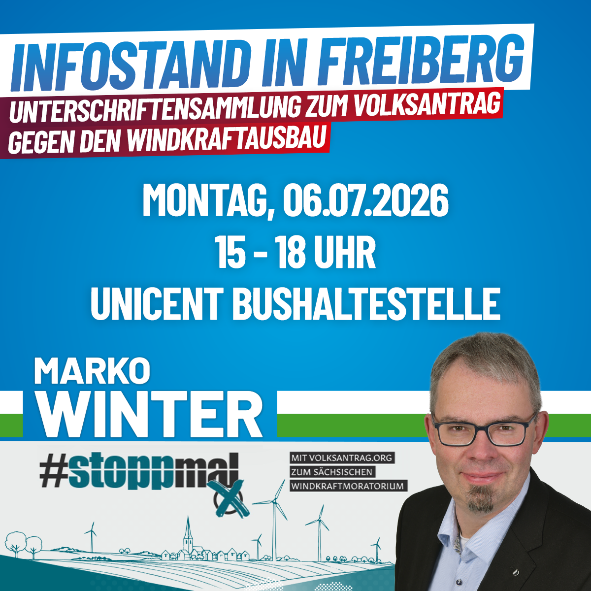 Volksantrag Unterschriften am 6.7.