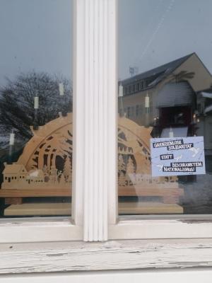 Aufkleberschmutz ...