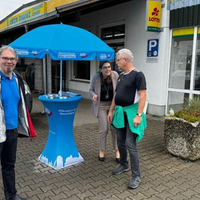 Infostand am 02.08.