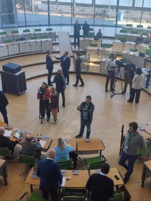 Blick ins Plenum, vor Beginn